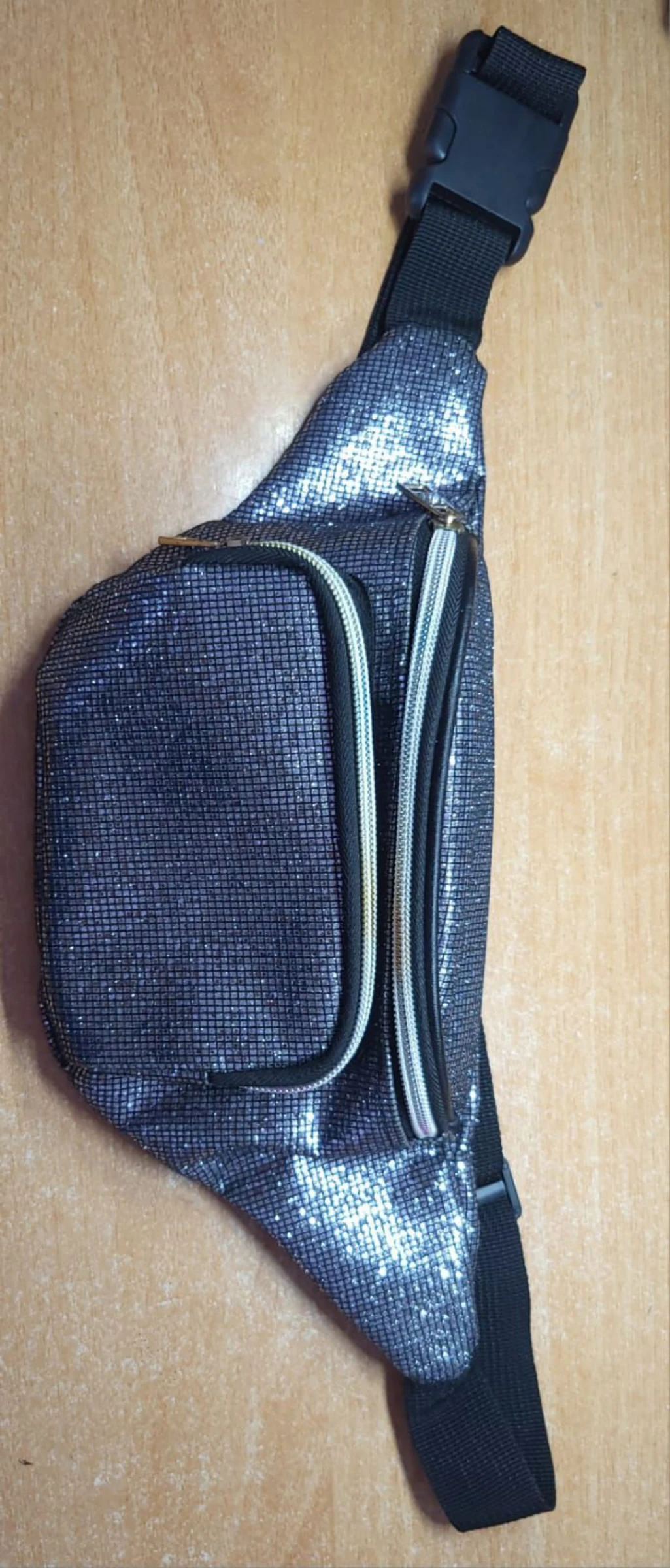 ✨ Bolsa de cintura brilhante com vários compartimentos – photo 2
